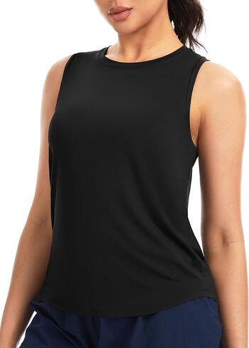 THE GYM PEOPLE Women's Racerback Workout Tank Tops Soft Breathable Yoga Running Sleeveless Athletic Shirts in Saudi Arabia