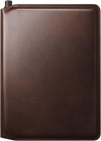Passport Wallet Rustic Brown Horween Leather Travel-Ready Design with Magnetic Closure & Slim Carry for Modern Travelers, Leather Passport Holder for Men, Travel Gifts for Women in Saudi Arabia
