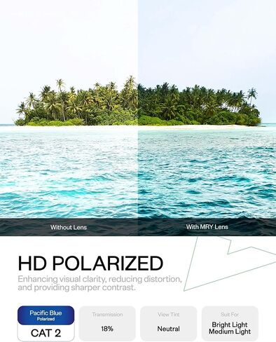عدسات Mryok البديلة المتوافقة مع نظارات Oakley Holston OO9334 الشمسية، مستقطبة عالية الدقة، حماية من الأشعة فوق البنفسجية، مقاومة للصدمات in Kuwait