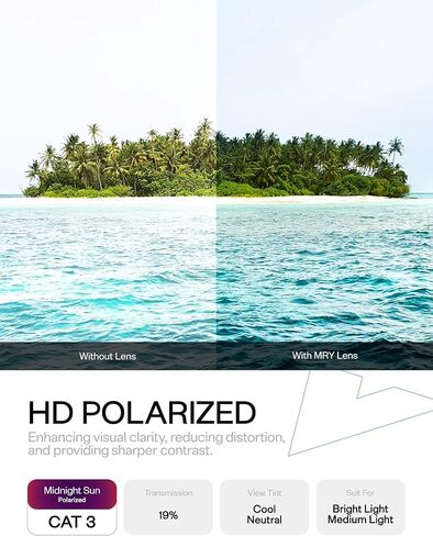 عدسات Mryok البديلة المتوافقة مع نظارات Oakley Holston OO9334 الشمسية، مستقطبة عالية الدقة، حماية من الأشعة فوق البنفسجية، مقاومة للصدمات in Kuwait