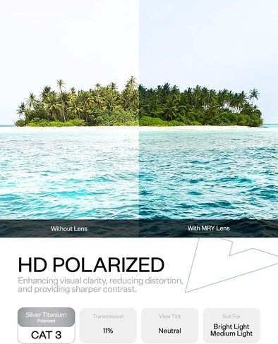 عدسات Mryok البديلة المتوافقة مع نظارات Oakley Holston OO9334 الشمسية، مستقطبة عالية الدقة، حماية من الأشعة فوق البنفسجية، مقاومة للصدمات in Kuwait