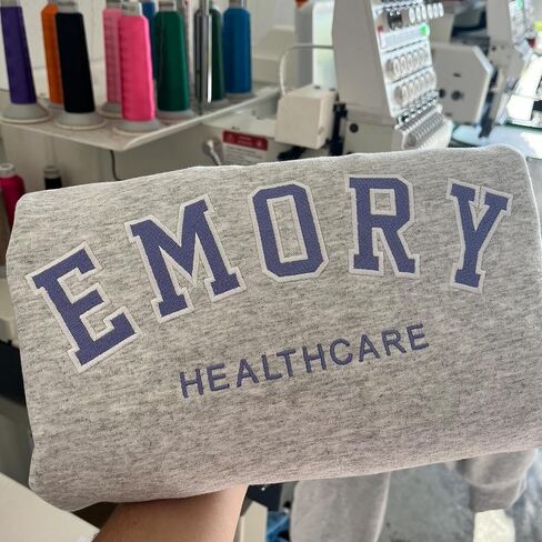 Custom Embroidered Sweatshirts & Hoodies - Design Your Own Text or Name - Personalized Crewneck Pullover for Women, Men - Gifts for Mom, Mother's Day, Father's Day, Birthday & Christmas in Saudi Arabia