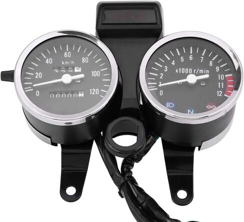 LED Motorcycle Speedometer Odometer Tachometer Fit Replacement for GN125 in Saudi Arabia
