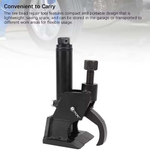 قاطع خرز الإطارات، أداة رفع فولاذية، لأدوات ورشة عمل شاحنات جرار السيارات - لا حاجة إلى مضخة هيدروليكية، تصميم محمول مع مخلب قابل للتعديل in Kuwait