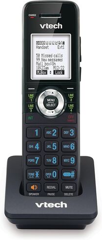 مجموعة من VTech AM18447+ (4) AM18047 نظام هاتف مكتب صغير قابل للتوسيع بأربعة خطوط مع جهاز الرد الآلي والاتصال الداخلي والمضيف التلقائي والموسيقى في الانتظار in Saudi Arabia