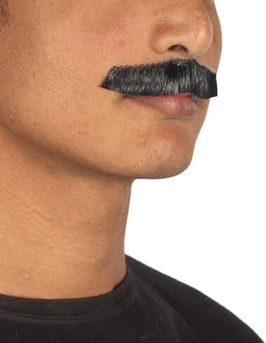 HPO Men's Painter Brush Style Mustache Set Black Cosplay Facial Hair in Saudi Arabia