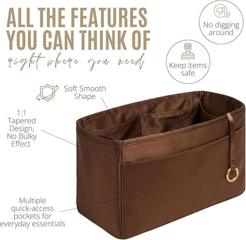 Divitize Luxe Silk Purse Organizer compatible with Coach Kisslock Mini/L Bag Insert — Handmade Perfect Fit, 1:1 Shape, +24 Colors, Premium Quality No Bulk (Mint, for Large Kisslock) in Saudi Arabia