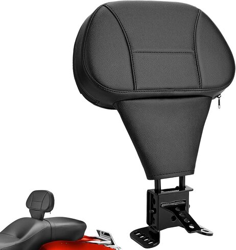 مسند ظهر للسائق، مسند ظهر للسائق قابل للتعديل، مسند ظهر للدراجة النارية مناسب لدراجة Harley Davidson Touring Road Glide Street Glide Road King Electra Glide 1997-2024 in Kuwait