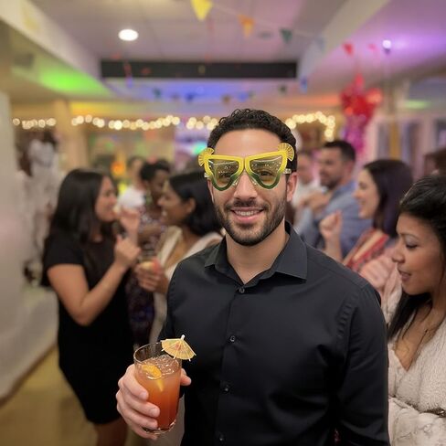 Margarita Sunglasses | Margs Glasses | Margarita Drink Sunglasses | Novelty Margaritas Glasses | Tropical Drink Party Shades | Marg Party Decorations | Green and Yellow | One Size | Unisex in Saudi Arabia