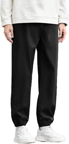 1 Piece Boys' Teenage Retro Casual Street Style Fashion Athletic Pants - Cuffed Ankle, Comfortable in Saudi Arabia