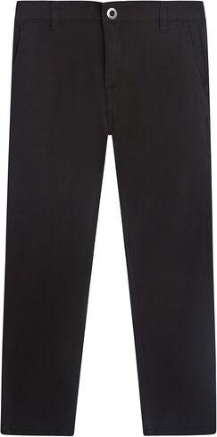 Volcom Boys Chino Pants - Stretch Woven Performance Button Closure Boys Uniform Pants with Pockets for School & Casual Wear in Kuwait