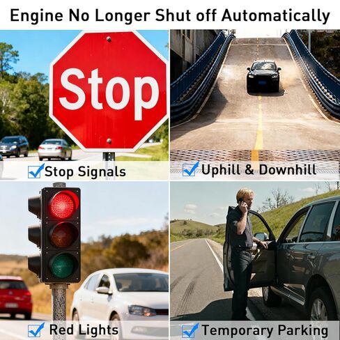 مزيل إيقاف التشغيل التلقائي مناسب لسيارات Ford Maverick 2022 2023 2024 2025 ملحقات نظام المحرك Autostop التوصيل والتشغيل، سهل التركيب in Kuwait