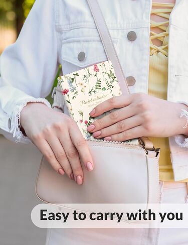 SUNEE Pocket Calendar May 2026 to June 2028 - Two Year Monthly Planner Small Calendar 3.5" x 6" Organizer for Daily & Yearly Schedule - Compact Agenda Notebook for School, Work, Women, Colorful Floral in Saudi Arabia