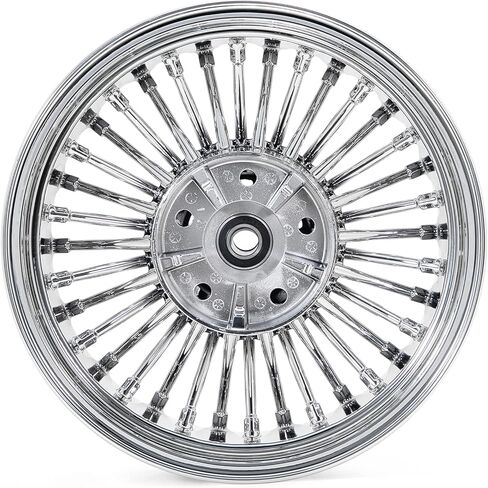TOFR 16x5.5 حافة عجلة خلفية من الكروم مصبوبة كبيرة الحجم مقاس 16 بوصة لـ 2009-2024 غير ABS Harley Touring FLHX Street Glide FLHR Road King FLTR Road Glide FLHT Electra Glide FLHTCU Ultra Classic Limited in Saudi Arabia