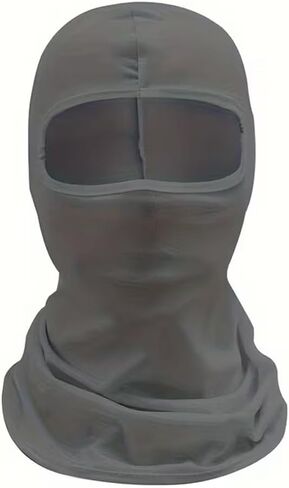 Dark Gray Charm: Breathable Protective Face Mask for Outdoor Motorcycle Riding in Saudi Arabia