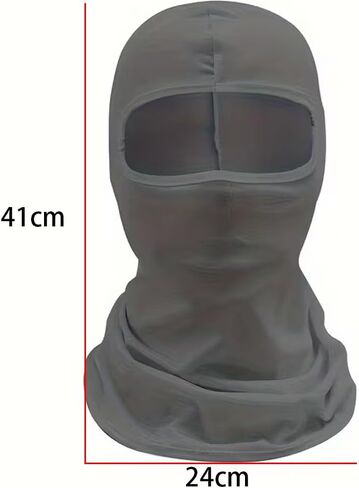 Dark Gray Charm: Breathable Protective Face Mask for Outdoor Motorcycle Riding in Saudi Arabia