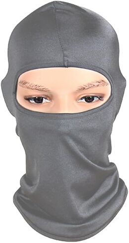 Dark Gray Charm: Breathable Protective Face Mask for Outdoor Motorcycle Riding in Saudi Arabia