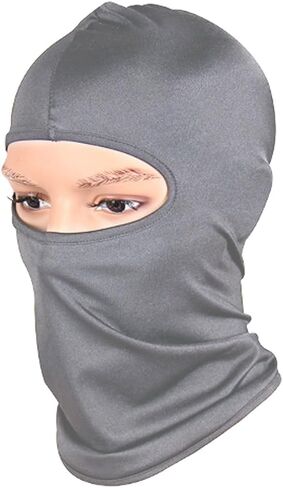Dark Gray Charm: Breathable Protective Face Mask for Outdoor Motorcycle Riding in Saudi Arabia