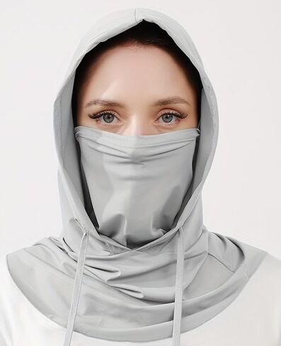 Breathable Full Face Cover for Men Women, Lightweight Polyester Protective Face Mask for Cycling Motorcycle Running, Unisex Wind Dust One Color in Saudi Arabia
