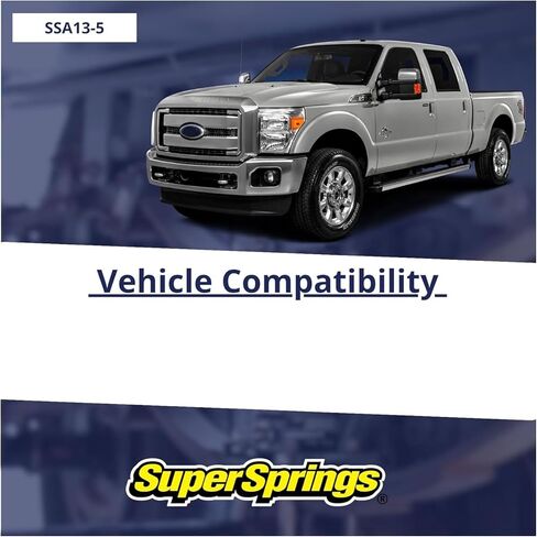 نظام مساعد التعليق الخلفي Super Springs لـ 2500 3500 شاحنة صغيرة ثقيلة | دعم حمل يصل إلى 1500 رطل | يقلل من الترهل الخلفي ولف الجسم | سهلة التركيب | SSA13 in Kuwait
