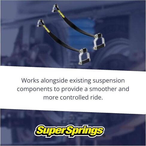 نظام مساعد التعليق الخلفي Super Springs لـ 2500 3500 شاحنة صغيرة ثقيلة | دعم حمل يصل إلى 1500 رطل | يقلل من الترهل الخلفي ولف الجسم | سهلة التركيب | SSA13 in Kuwait