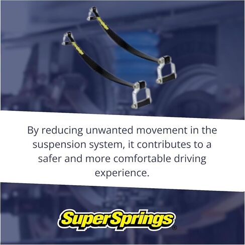 نظام مساعد التعليق الخلفي Super Springs لـ 2500 3500 شاحنة صغيرة ثقيلة | دعم حمل يصل إلى 1500 رطل | يقلل من الترهل الخلفي ولف الجسم | سهلة التركيب | SSA13 in Kuwait