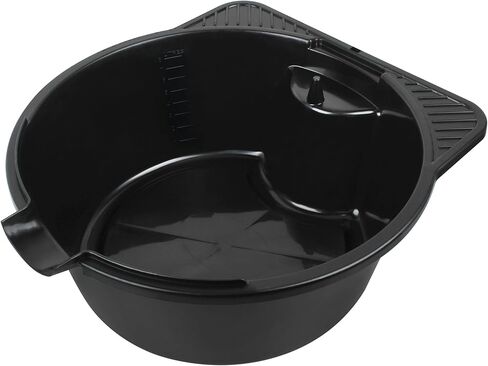 2 Gallon (8L) Portable Oil Drain Pan, Heavy-Duty Motor Oil Drip Catcher Pan for Automotive, Lawn Mower, ATV Oil Change （1 Pcs） in Kuwait