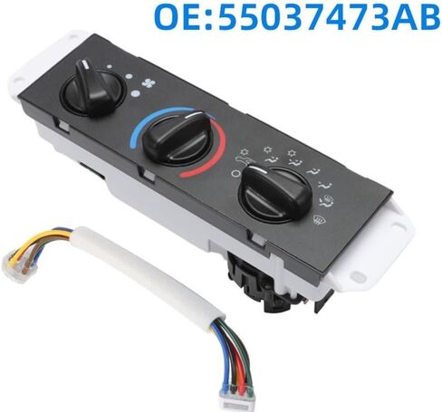 Air Conditioning Control Panel Switch Ac Temperature Control Module 55037473Ab for Jeep for Wrangler Tj 1999-2004 Interior Parts in Saudi Arabia