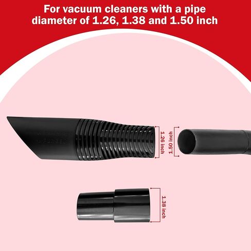 أداة إزالة شعر الحيوانات الأليفة FUR-EEL PRO 2.0 كومبو لتفصيل السيارة | مرفق فراغ عالمي لشعر الكلاب والقطط | يناسب خراطيم 1-1/4 بوصة و1-3/8 بوصة | رأس مطاطي ناعم قابل للاستبدال | قابل للغسل وقابل لإعادة الاستخدام in Kuwait