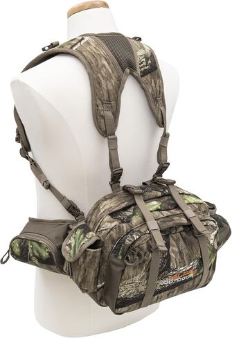 ALPS OutdoorZ Little Bear Modular Lumbar Pack - حزمة خصر صيد خفيفة الوزن مع حزام كتف قابل للإزالة، حزام مبطن، جيوب متعددة وتوافق الملحقات لصيد الغزلان والأيائل والديك الرومي in Saudi Arabia