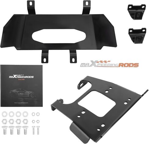 طقم لوحة تركيب الونش من maxpeedingrods لحامل التثبيت للونش Polaris RZR XP 1000, XP 4 1000 2019-2023 in Kuwait