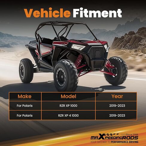 طقم لوحة تركيب الونش من maxpeedingrods لحامل التثبيت للونش Polaris RZR XP 1000, XP 4 1000 2019-2023 in Kuwait