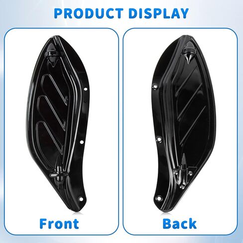 psler Adjustable Air Deflector, Side Wing Deflectors Fairing Air Deflector for Touring Street Glide, Electra Glide, Trike, Ultra Classic, CVO 1996-2013, Black in Saudi Arabia