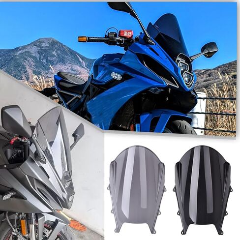 Motorbike Windshield Windscreen Front Fairing Flyscreen Wind Deflector Visor Viser fit for SU&ZU&KI GSX 8R GSX 8 R GSX-8R 2024-2025 (Black Smoke) in Saudi Arabia