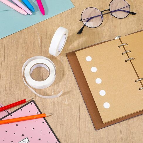 cobee 2000 Pcs White Round Stickers, 1/2 Inch Circle Dot Stickers Price Tags, Coding Label Waterproof Small Round Sticker for Office Shop Home Classroom Marking in Saudi Arabia