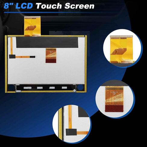 8" LCD Touch Screen Display Glass Digitizer for Mitsubishi Outland Sport 2019-2022 Navigation Radio Replacement Display for Mitsubishi Outland 2019-2022 No.8740A130/8740A040 in Saudi Arabia