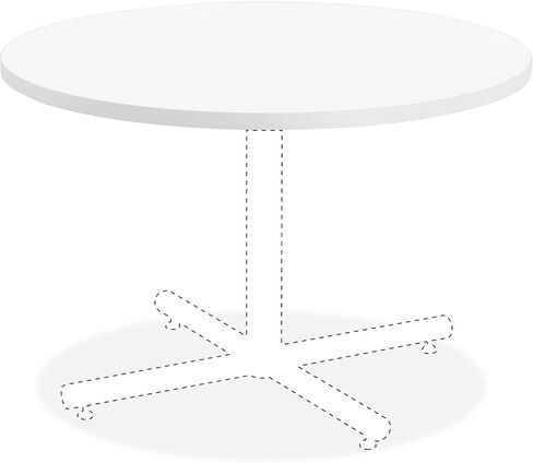 Lorell LLR99857 Hospitality White Laminate Round Tabletop in Saudi Arabia
