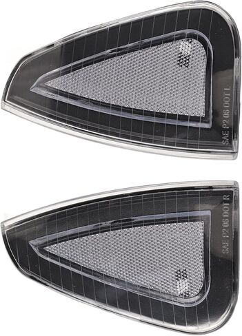 Aramox 2Pcs Front Turn Light Cover Assembly 4806218AD CH2551126 Side Marker Lamp Cover Replacement for Charger LX 2006-2010 (White) in Saudi Arabia