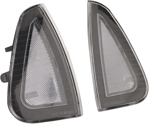 Aramox 2Pcs Front Turn Light Cover Assembly 4806218AD CH2551126 Side Marker Lamp Cover Replacement for Charger LX 2006-2010 (White) in Saudi Arabia