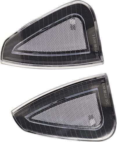 Aramox 2Pcs Front Turn Light Cover Assembly 4806218AD CH2551126 Side Marker Lamp Cover Replacement for Charger LX 2006-2010 (White) in Saudi Arabia
