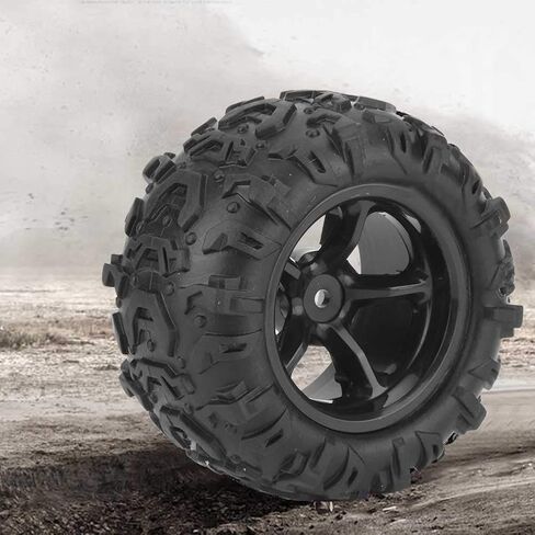 قطعتان من إطارات وعجلات RC 1:18، عجلات سيارات شاحنات RC لـ 9300، 9301، 9304، 300E، 301E، 302E، سيارات RC بدون فرشاة، مثالية لتعزيز السباق ومغامرات الطرق الوعرة in Saudi Arabia