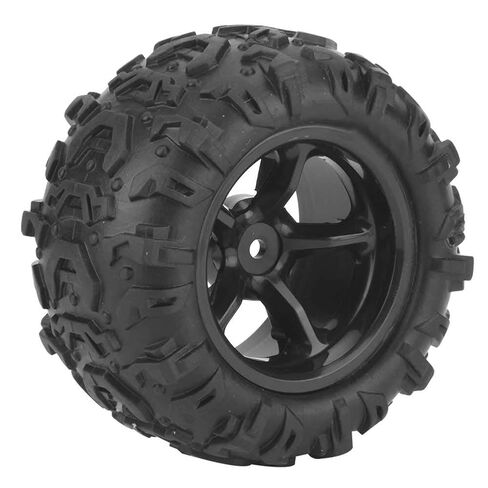 قطعتان من إطارات وعجلات RC 1:18، عجلات سيارات شاحنات RC لـ 9300، 9301، 9304، 300E، 301E، 302E، سيارات RC بدون فرشاة، مثالية لتعزيز السباق ومغامرات الطرق الوعرة in Saudi Arabia