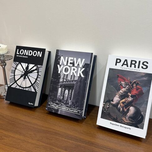 3 Pcs Coffee Table Decorative Books for Home Decor, Fake Books for Decoration, Aesthetic Bookshelf Decor for Living Room Office Bedroom in Saudi Arabia