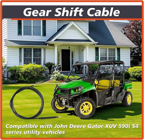 AM147990 Gear Shift Cable Compatible with John Deere Gator XUV 590i S4 Series Utility Vehicles in Saudi Arabia