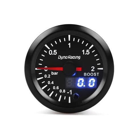 2 ''52 مللي متر العرض المزدوج 2BAR دفعة مقياس 7 ألوان Led متر مع محرك متدرج سيارة متر BX101496 in Kuwait