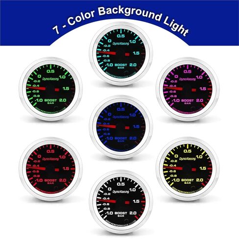 2'' 52mm 12V Boost Gauge Bar 7 Colors Pointer with Stepper Motor in Saudi Arabia