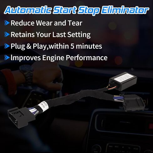 مزيل إيقاف التشغيل التلقائي مناسب لسيارة Ford Bronco Sport 2021 2022 2023 2024 2025 ملحقات نظام المحرك Autostop التوصيل والتشغيل، سهل التركيب in Kuwait