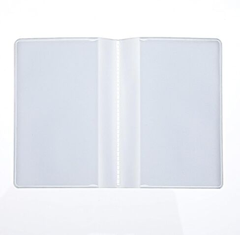 5 Packs Wallet Insert Plastic, Clear Debit Card Skin, Photo Card Holder Wallet Inserts Clear Plastic Vinyl Picture and Cards Holder for Bifold or Trifold(12 Pages) in Saudi Arabia