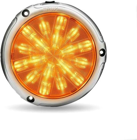 مصباح LED داخلي لجهاز عرض Peterbilt بستة ألوان مزود بغطاء من الكروم in Saudi Arabia