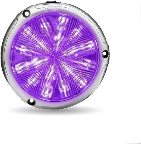 مصباح LED داخلي لجهاز عرض Peterbilt بستة ألوان مزود بغطاء من الكروم in Saudi Arabia
